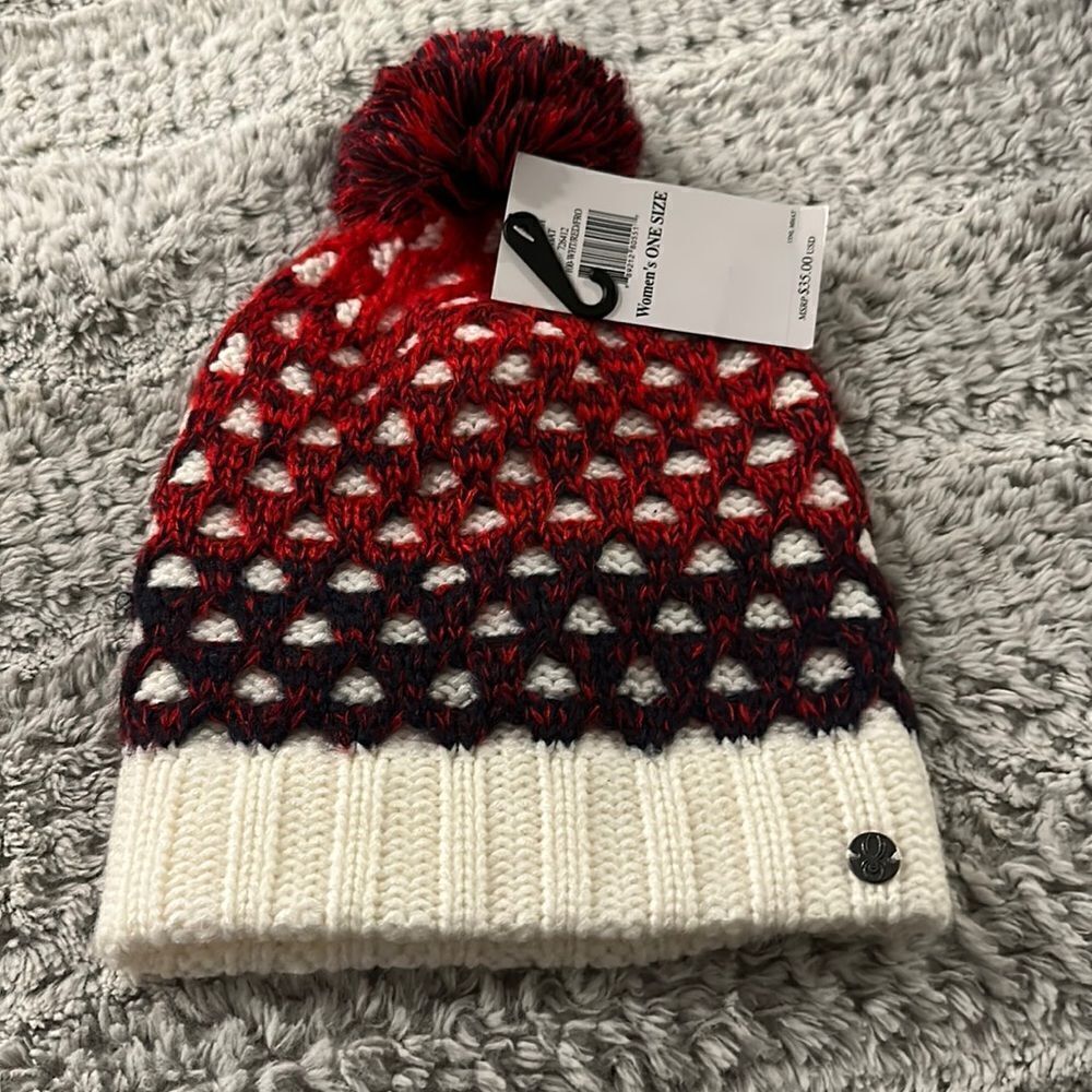 Spyder brand Vanish Hat! One size fits all. Brand new. Warm and cozy!